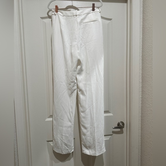 Amanda Uprichard Wallce Pants in Ivory - Picture 6 of 10